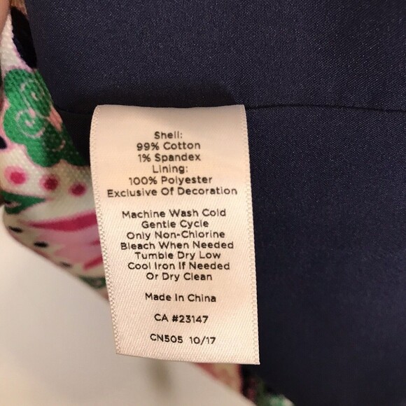 TALBOTS Textured Vibrant Stripe Mix Pattern Print Fringe Trim Shift Dress Sz 2P - Picture 10 of 12